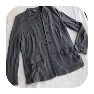 J. Jill large army green light jacket